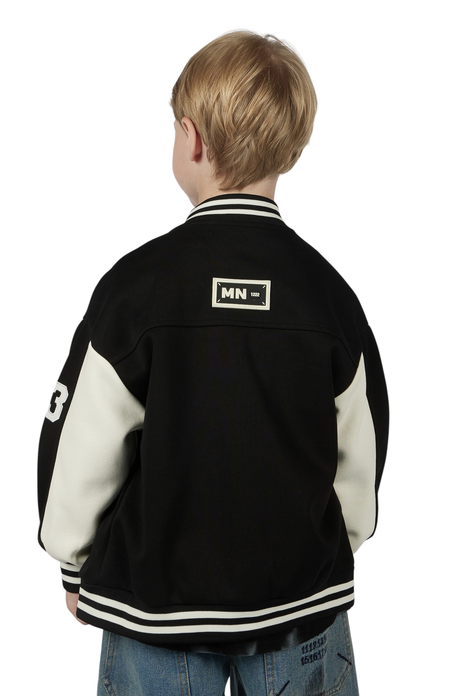 Куртка мал.АРТ.B-JCK36152,чер,хл-пэ