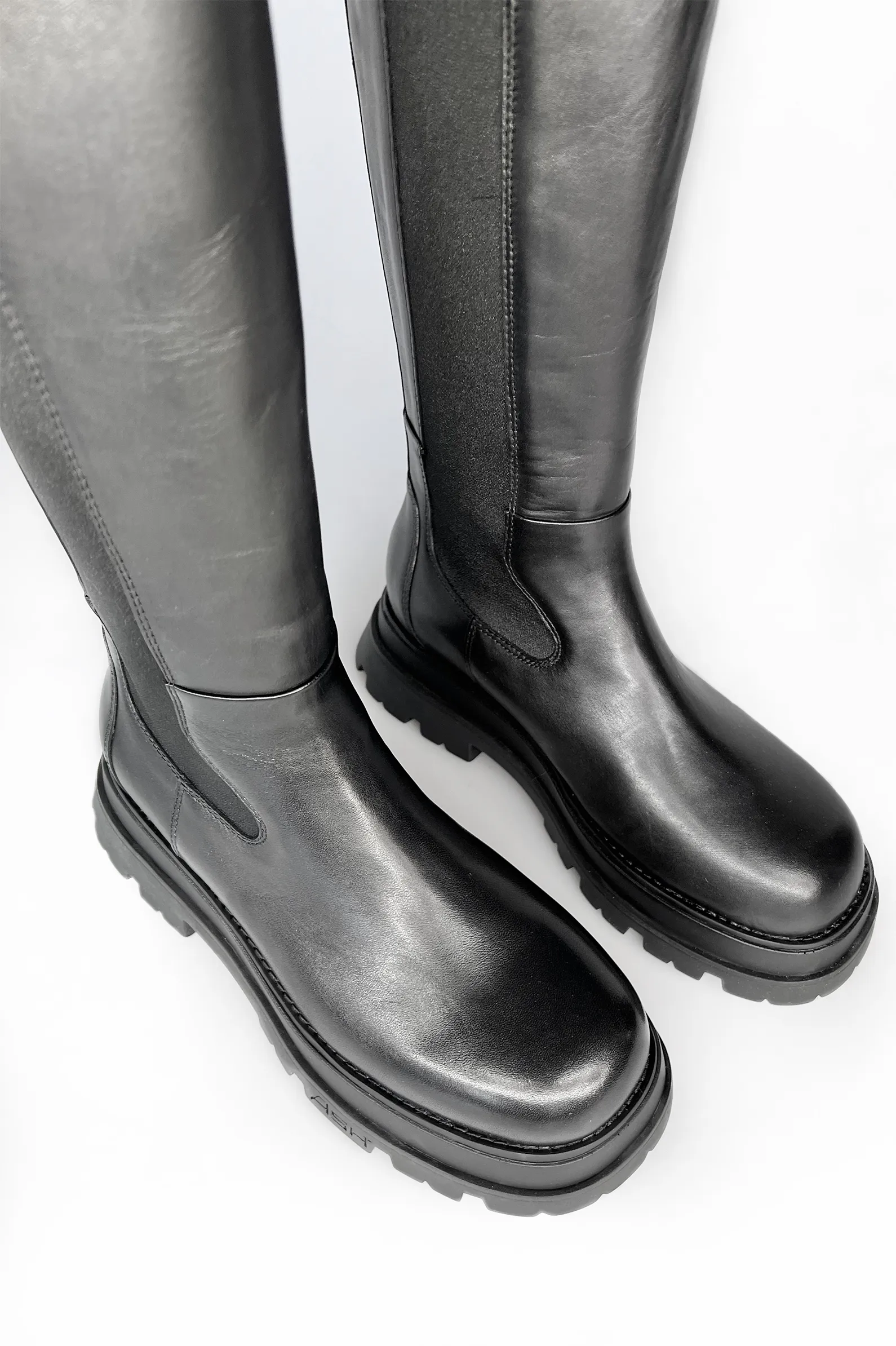Сапоги жен. АРТ.EDEN-FW22-M-136760-001,чер,н.к-тек/н.к