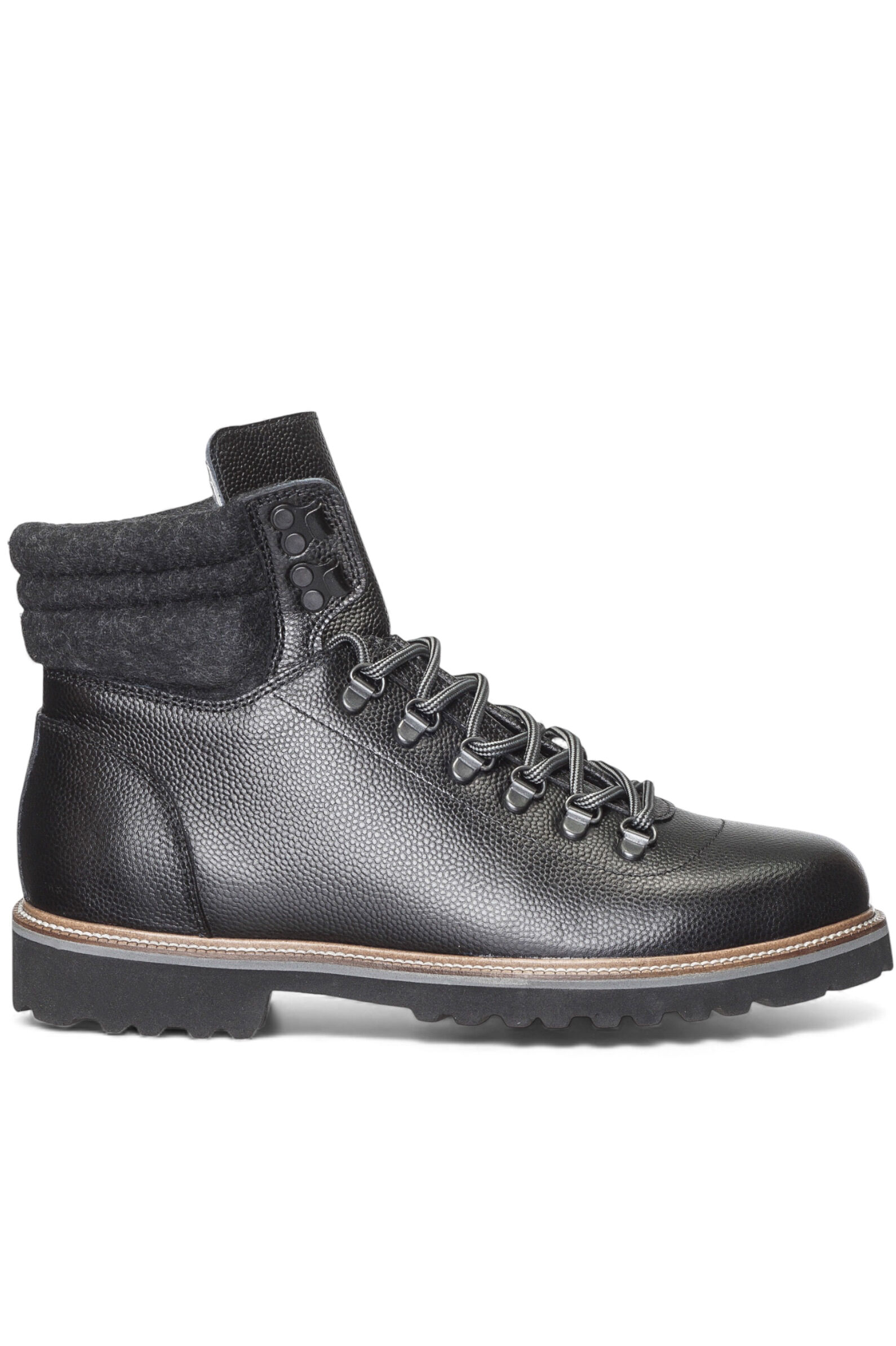 Ботинки муж. АРТ.23850B094,чер,н.к-тек/н.к-байка