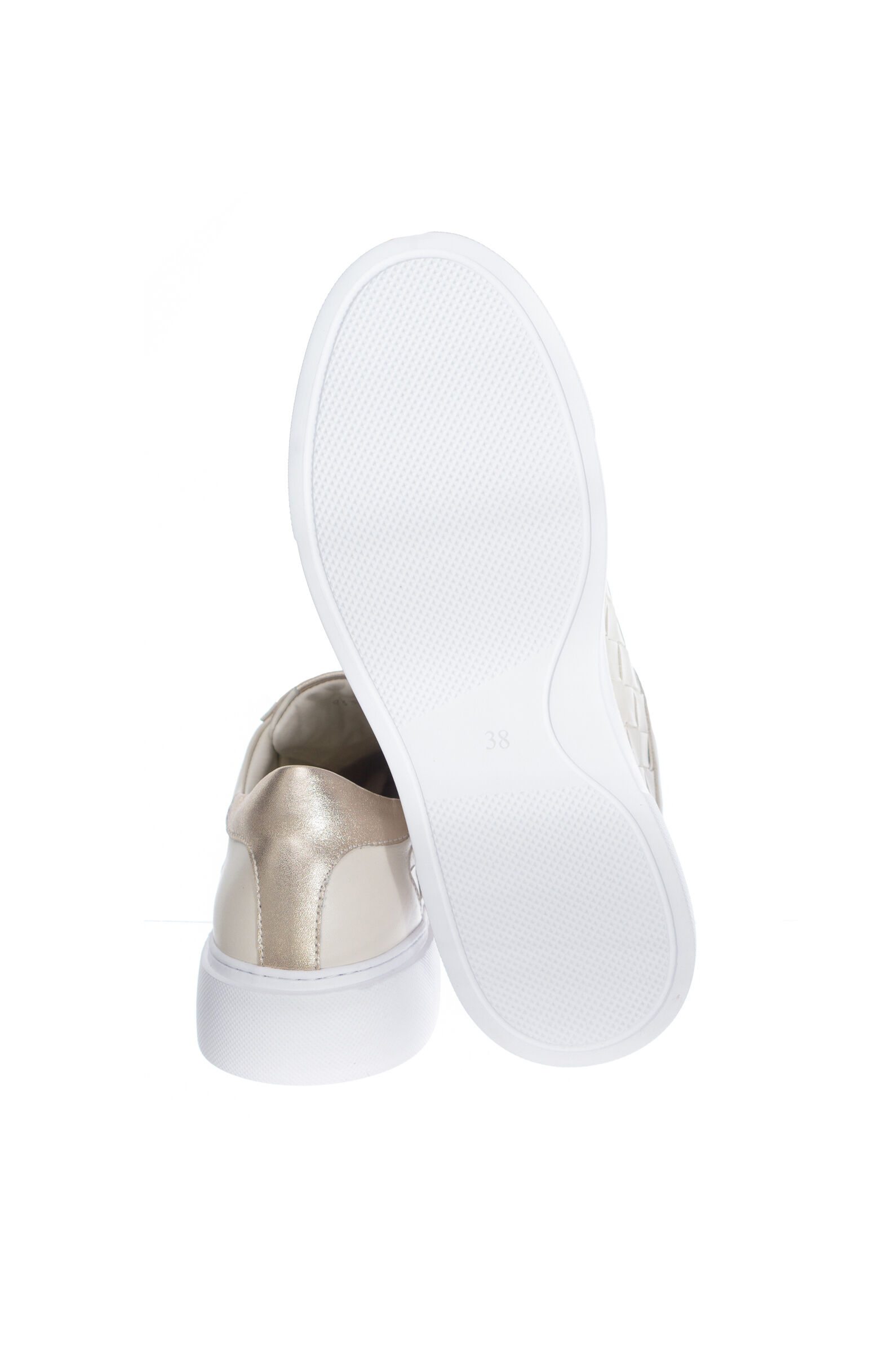 Кеды жен. АРТ.24YA-0339-765-625,беж-зол,н.к/тек-н.к