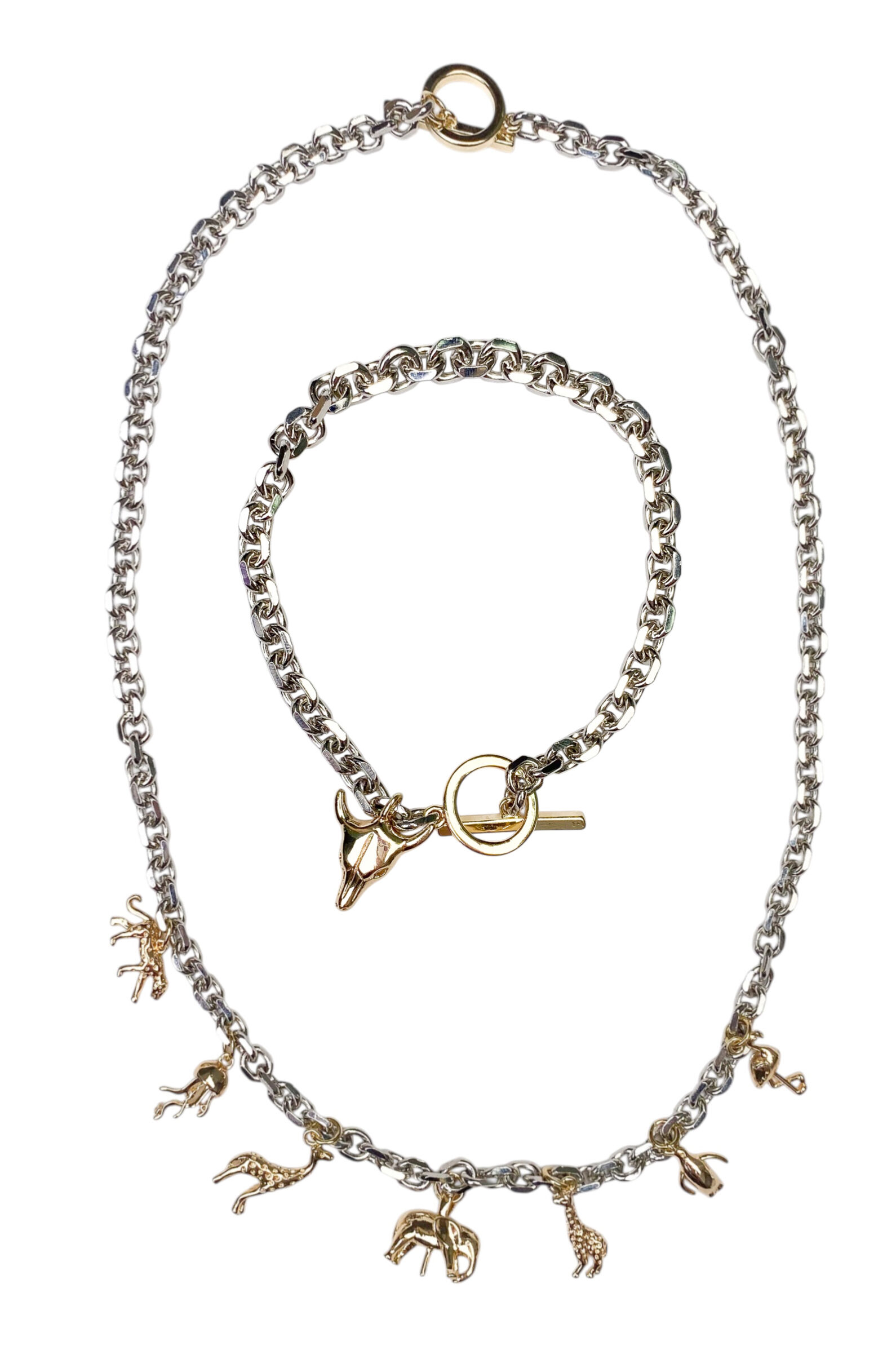 Комплект АРТ.J.358,зол-сереб