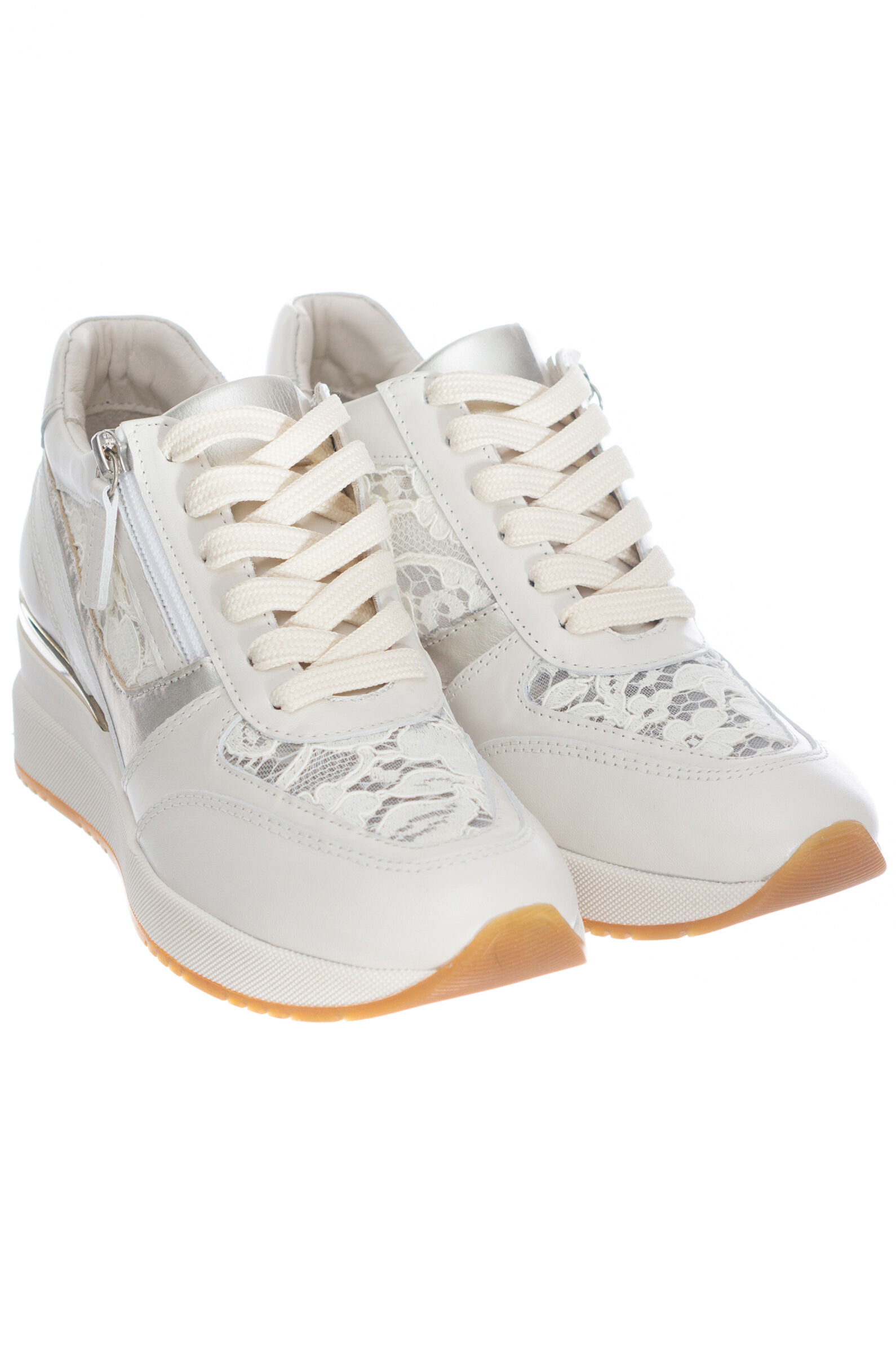 Кроссовки жен. АРТ.24YA-0400-03-806-762,беж,н.к-тек/н.к-тек