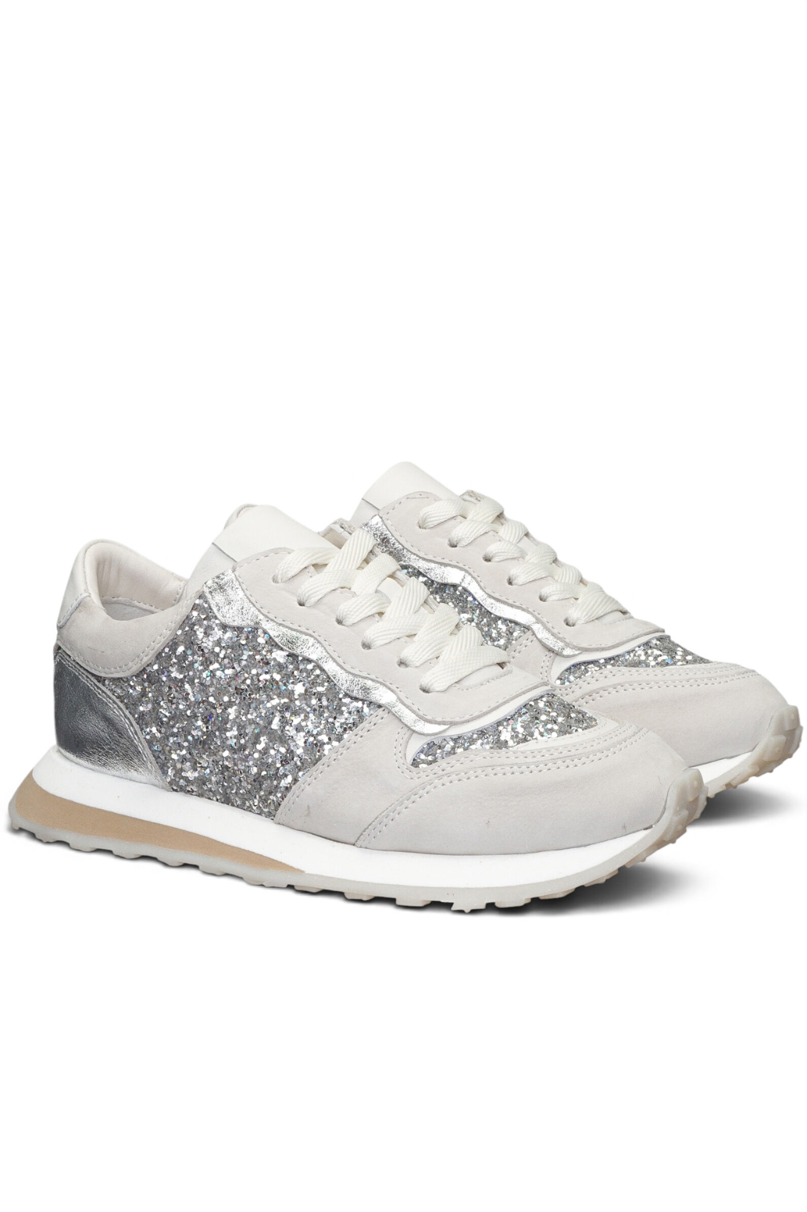 Кроссовки жен. АРТ.26YA-0090,сер,н.к-глит/н.к