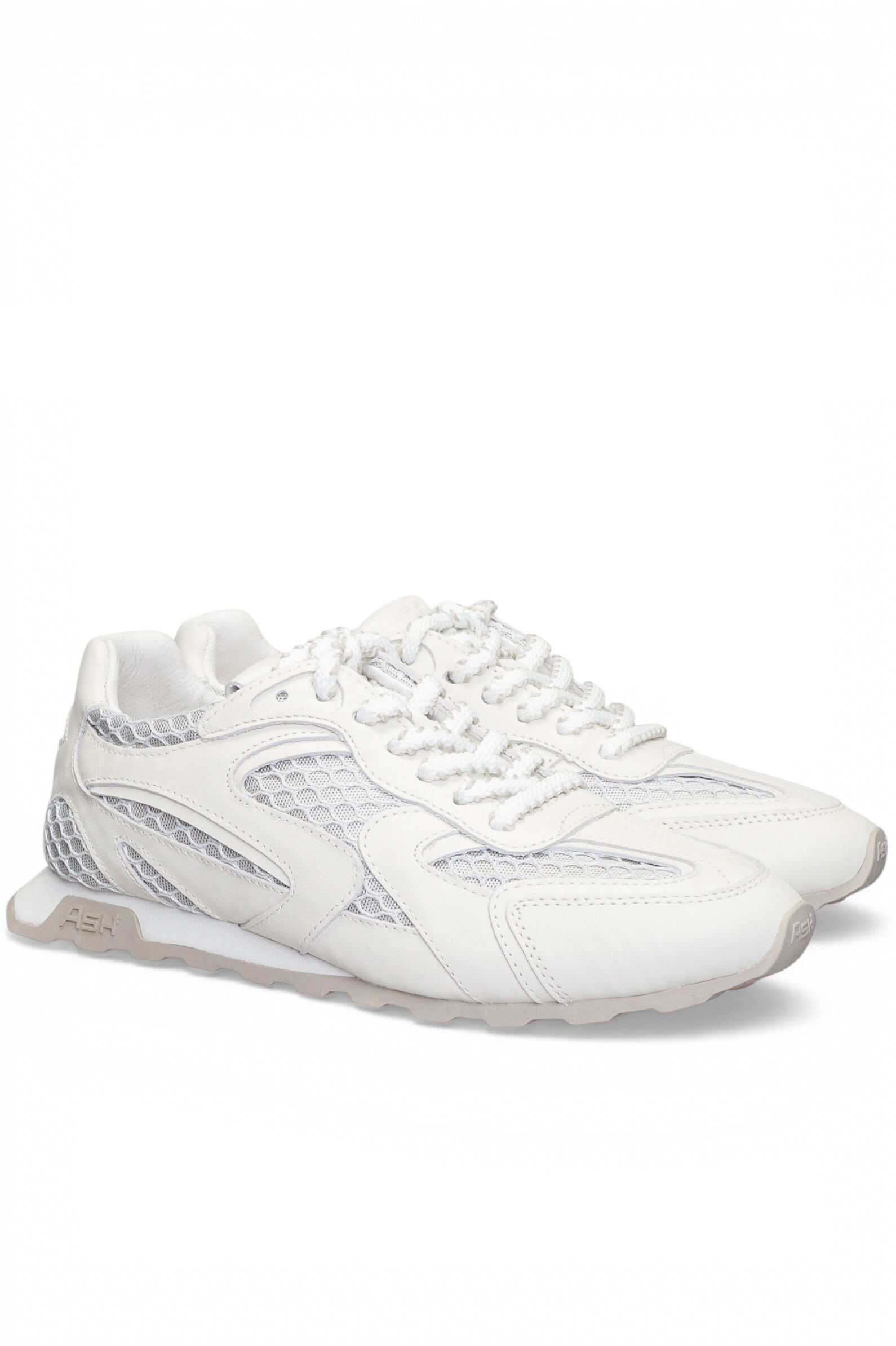 Кроссовки жен. АРТ.SS26-S-153448-002,бел-сер,н.к-тек/тек-н.к