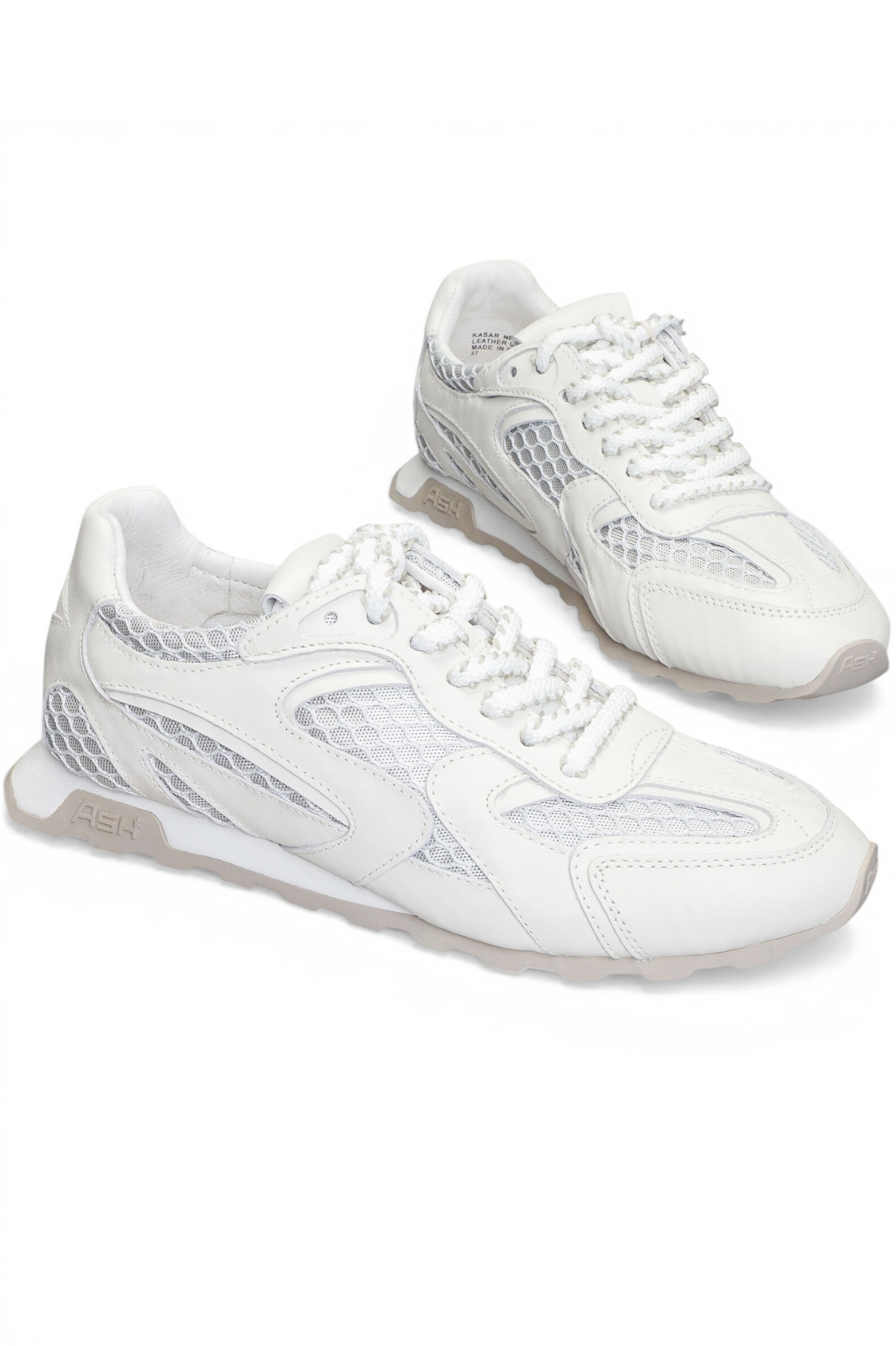 Кроссовки жен. АРТ.SS26-S-153448-002,бел-сер,н.к-тек/тек-н.к