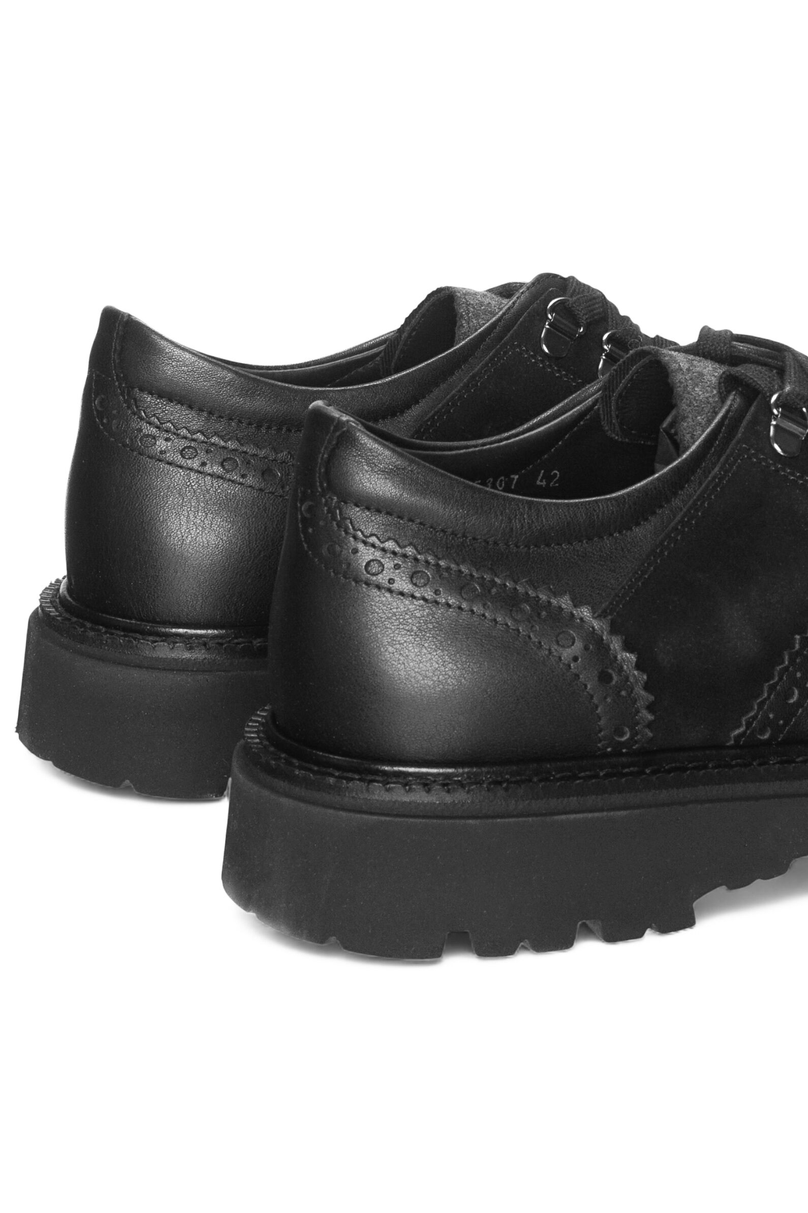 П/ботинки  муж. АРТ.95307-A,чер-сер,н.к-з-тек/н.к