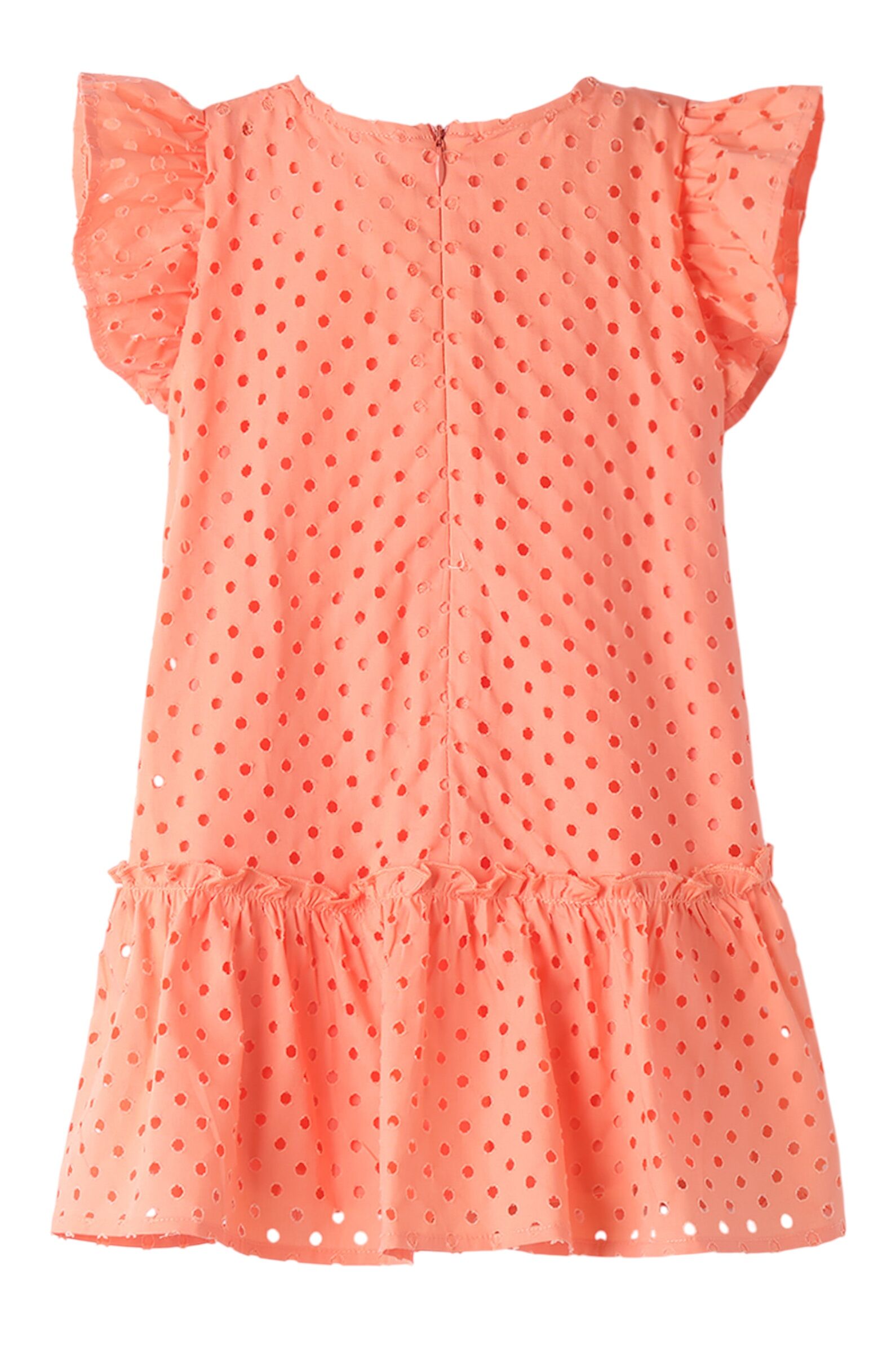 Платье дев. АРТ.0.B342.00,корал,хл