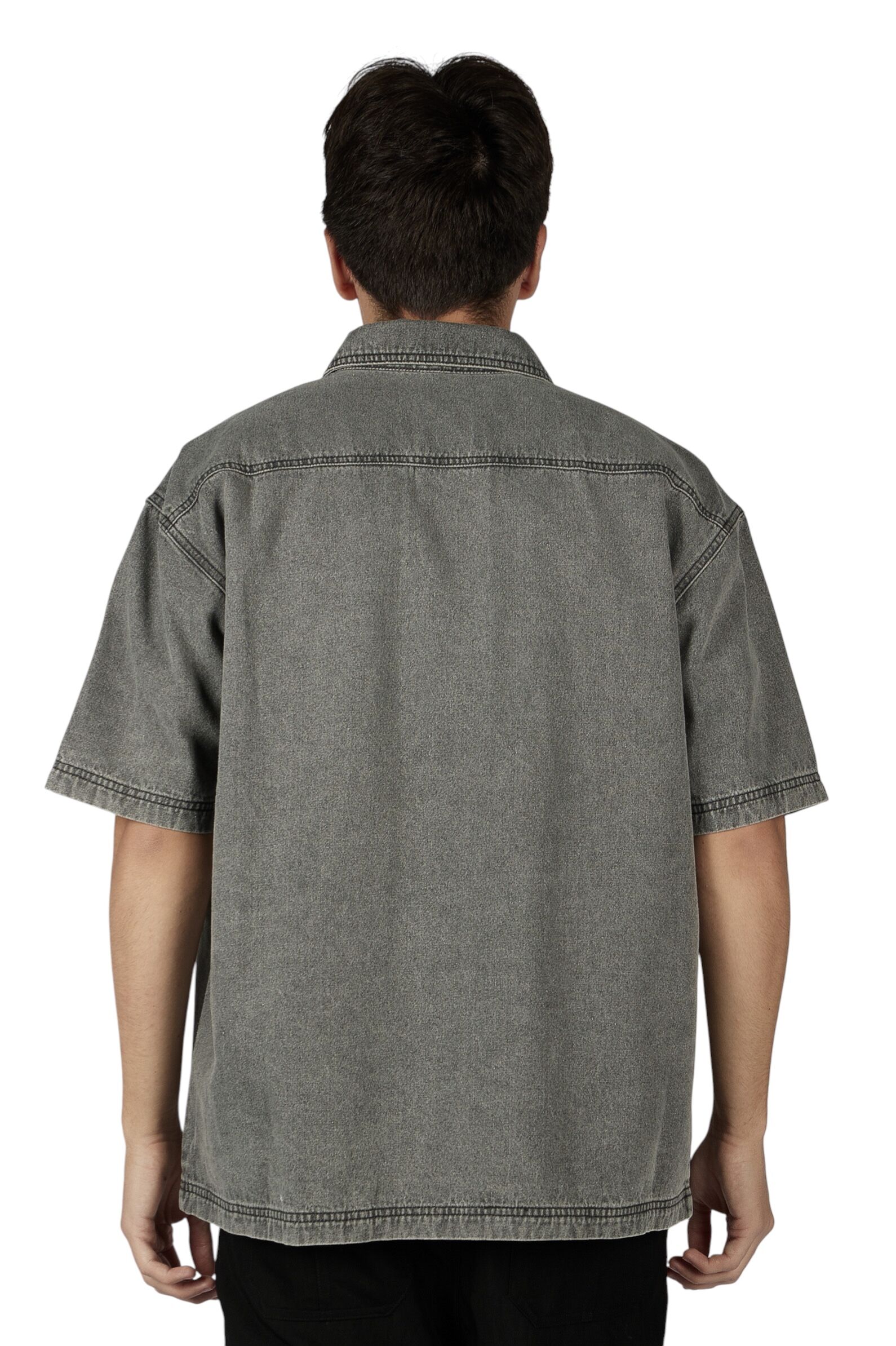 Рубашка мал.АРТ.B-SH36015,сер,хл