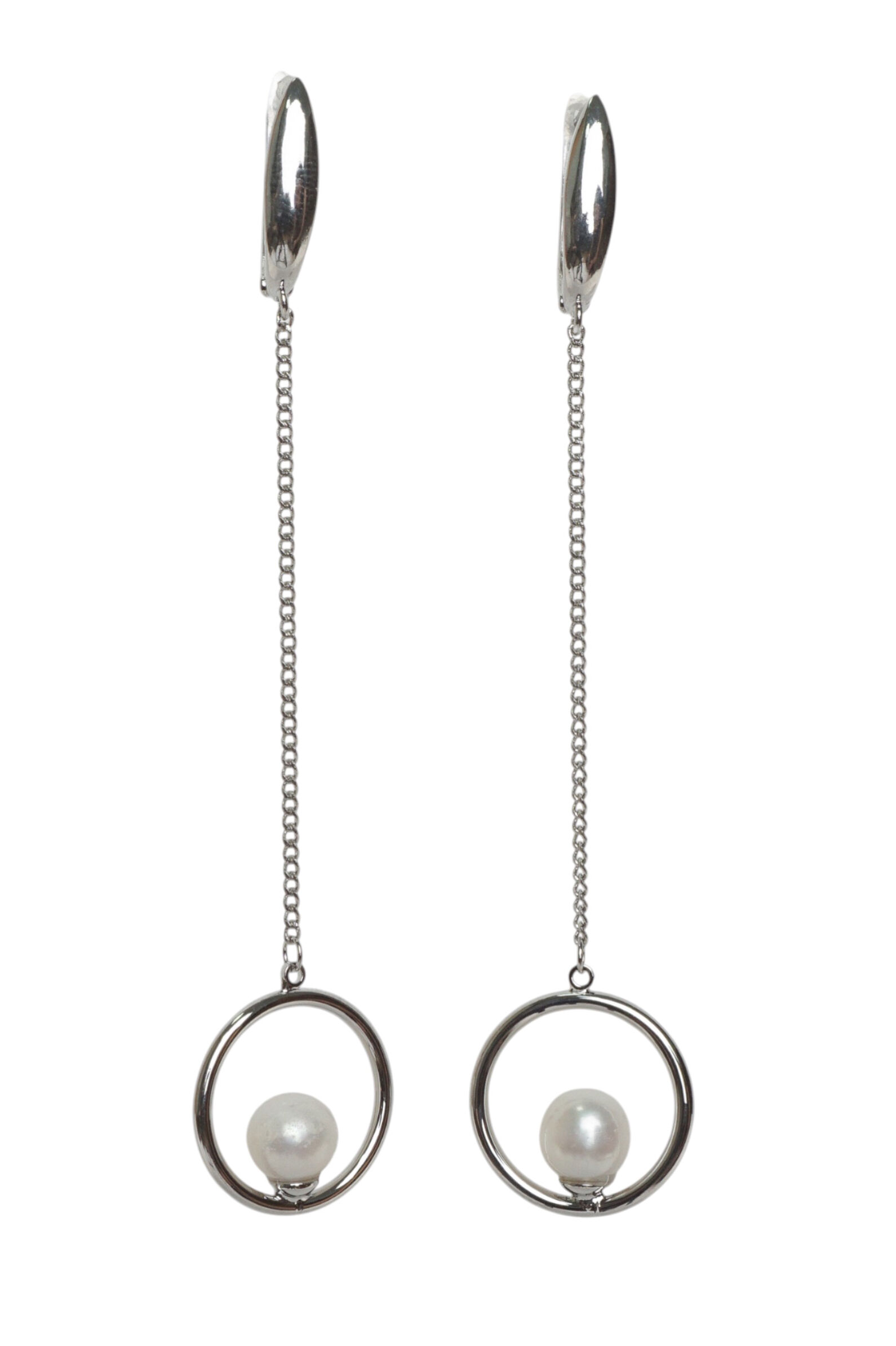 Серьги АРТ.J.331,сереб-бел