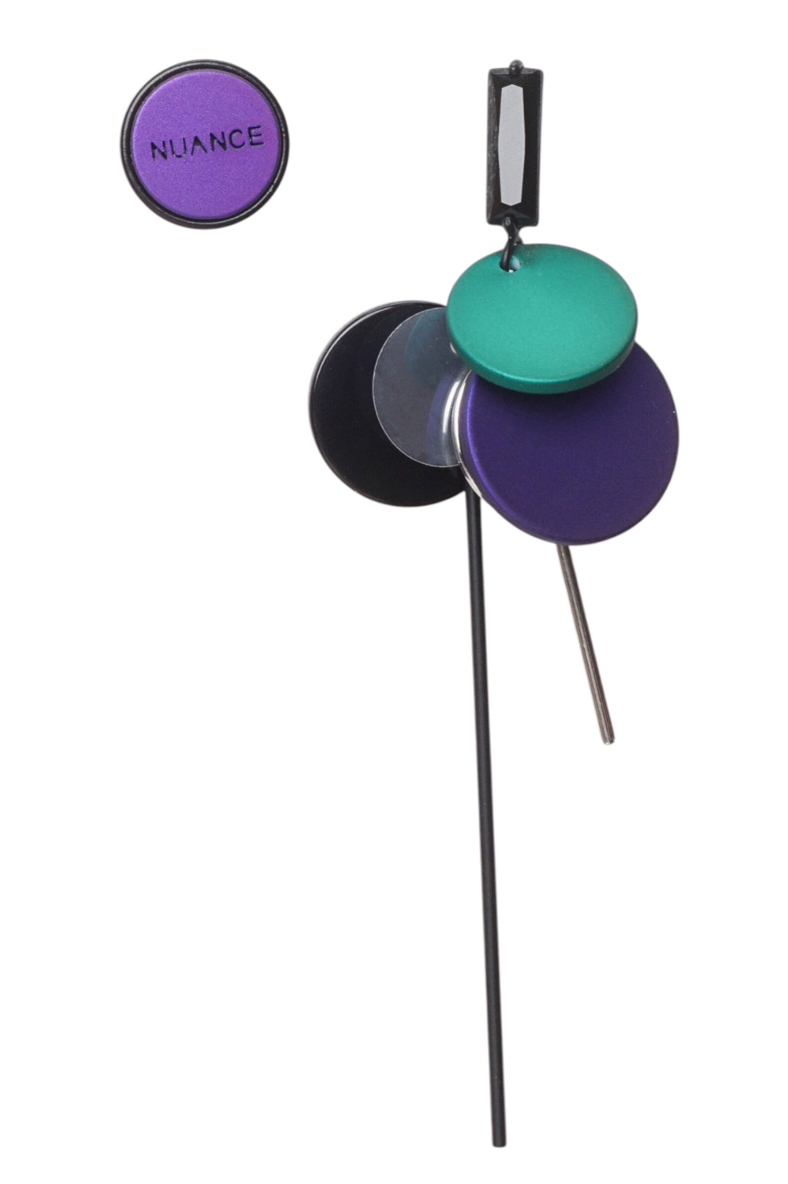 Серьги АРТ.S/26/27,чер-мул