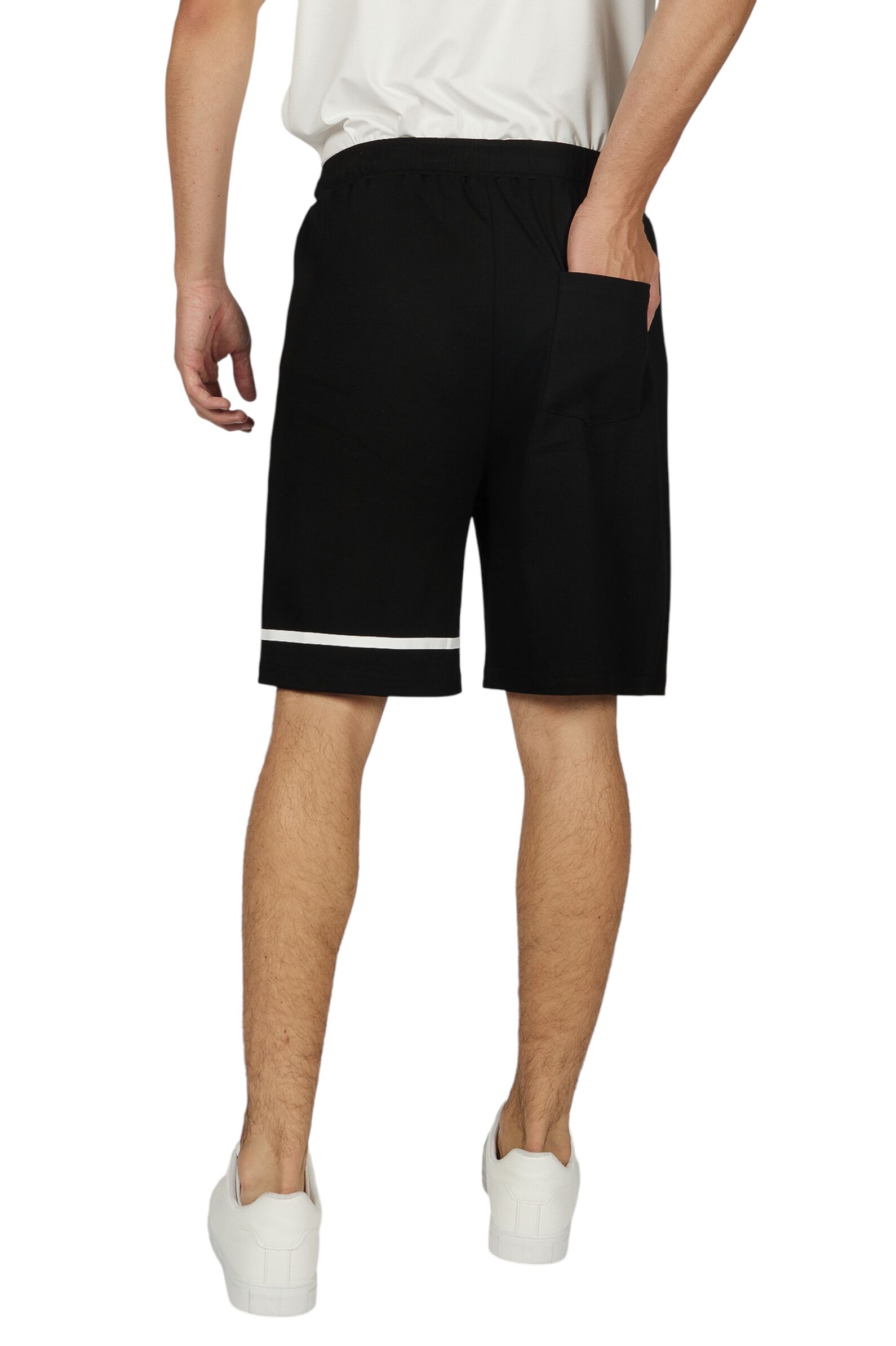 Шорты АРТ.B-TR36094,чер-бел,хл-эл