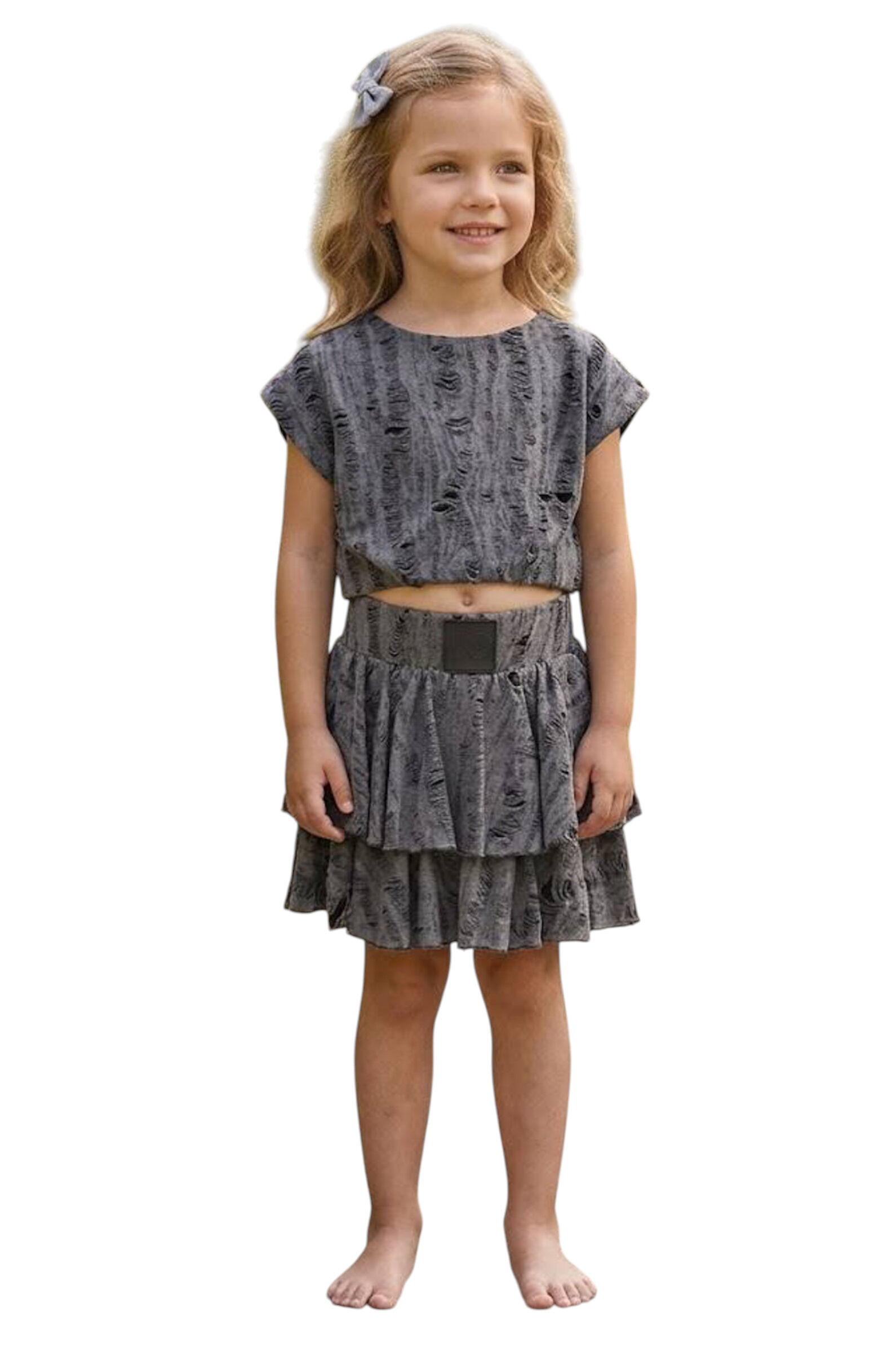 Топ дев. АРТ.SR26D101,сер,хл-эл